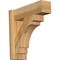 Ekena Millwork Merced Block Rough Sawn Outlooker, Western Red Cedar, 6"W x 18"D x 18"H OUT06X18X18MRC05RWR - alternate 1